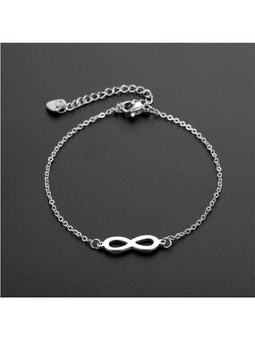 Forever Infinity titanium stainless steel bracelet